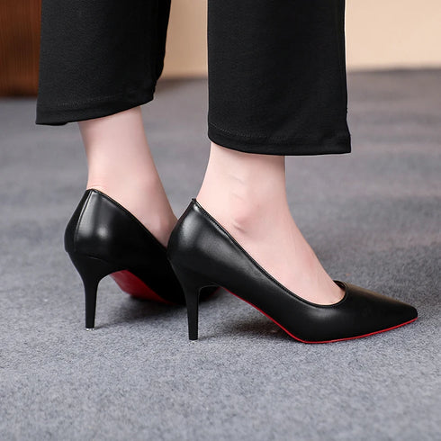 Elegant Pointed Toe Stiletto Pumps for Women - Office and Career Essentials